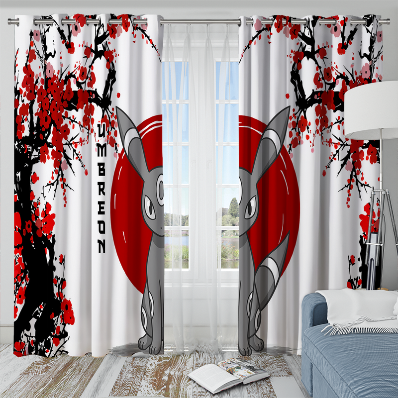 Umbreon Pokemon Japan Style Window Curtain