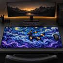 Umbreon Dark Pokemon Starry Night Desk Mat