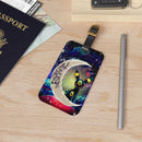 Umbreon Eevee Evolution Pokemon Love You To The Moon Galaxy Luggage Tag