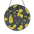 Umbreon Eevee Evolution Pokemon Round Stained Glass Suncatcher