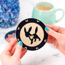 Umbreon Eevee Evolution Pokemon Ceramic Decor Coaster - Gift Idea