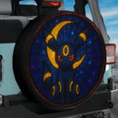 Umbreon Pokemon Stained Glass Jeep Car Spare Tire Cover