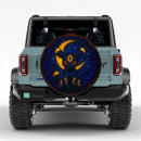 Umbreon Pokemon Stained Glass Jeep Car Spare Tire Cover