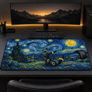 Umbreon Pokemon Under Starry Night Desk Mat