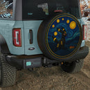 Umbreon Pokemon Starry Night Stained Glass Jeep Car Spare Tire Cover