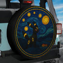 Umbreon Pokemon Starry Night Stained Glass Jeep Car Spare Tire Cover