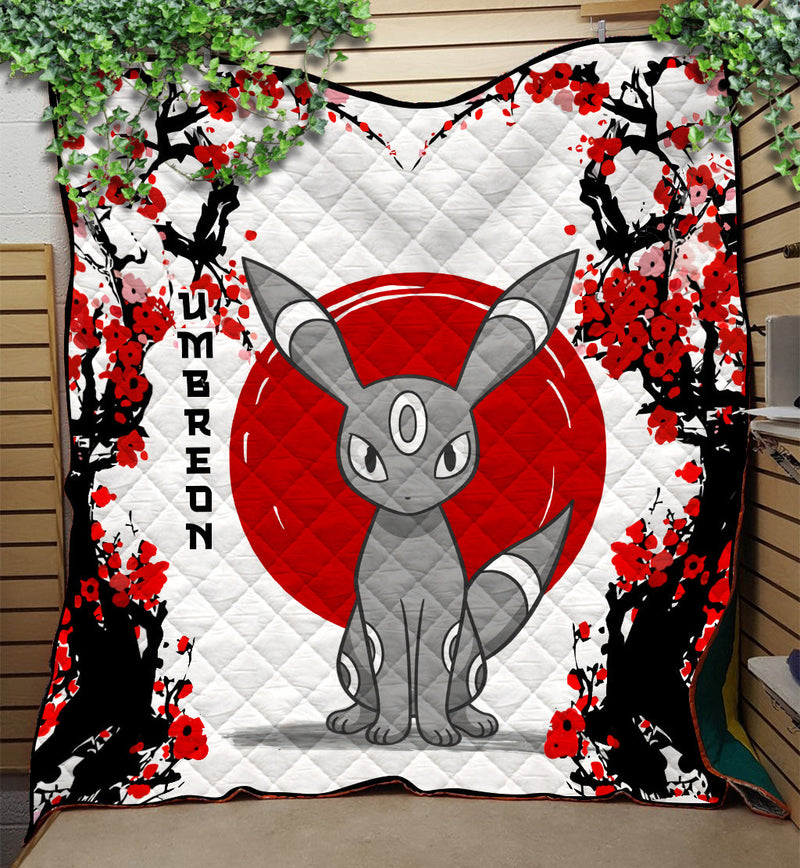 Umbreon Pokemon Japan Style Quilt Blanket