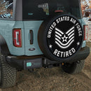 United States Air Force Retired Spare Tire Cover