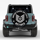 United States Air Force Retired Spare Tire Cover
