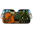Upgrade Wildmutt Cannonbolt Ripjaws Grey Matter Ben 10 Car Auto Sunshades