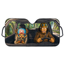 Usopp And Tony Tony Chopper From One Piece Custom Car Windshield Sunshades