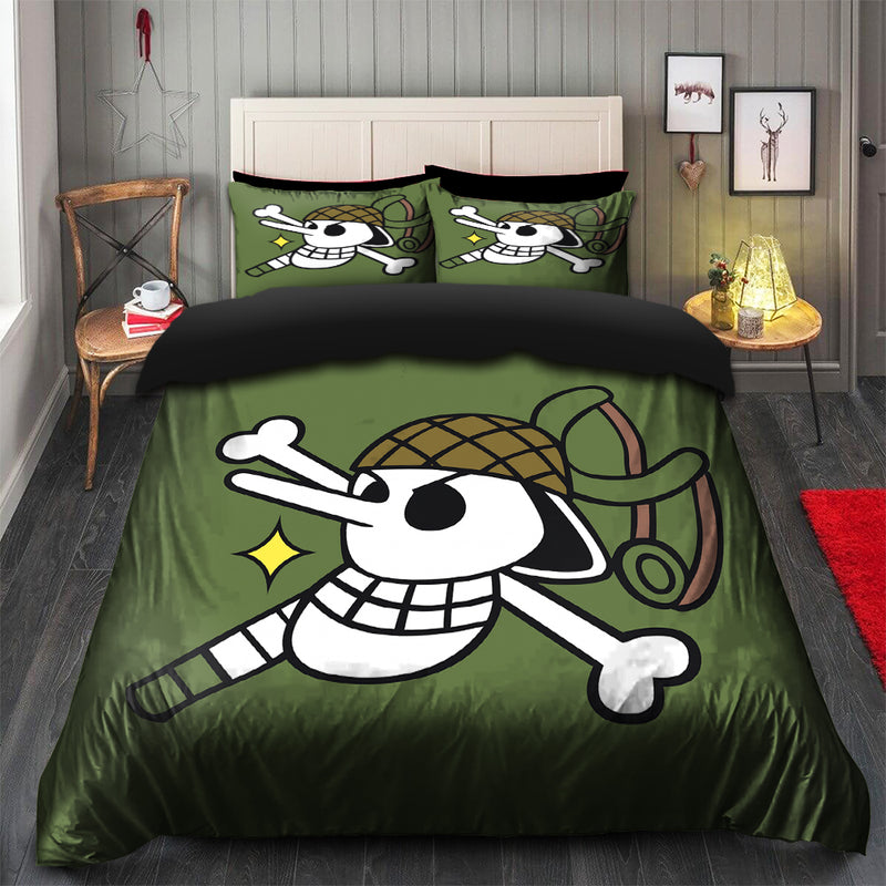 Usopp’s Jolly Roger One Piece Anime Bedding Set