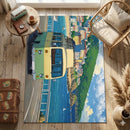 Van Ghibli Italy Rectangular Area Rug