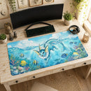 Vaporeon Pokemon Watercolor Desk Mat