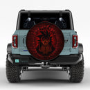 Goku Super Saiyan 4 Break Wall Jeep Car Spare Tire Cover