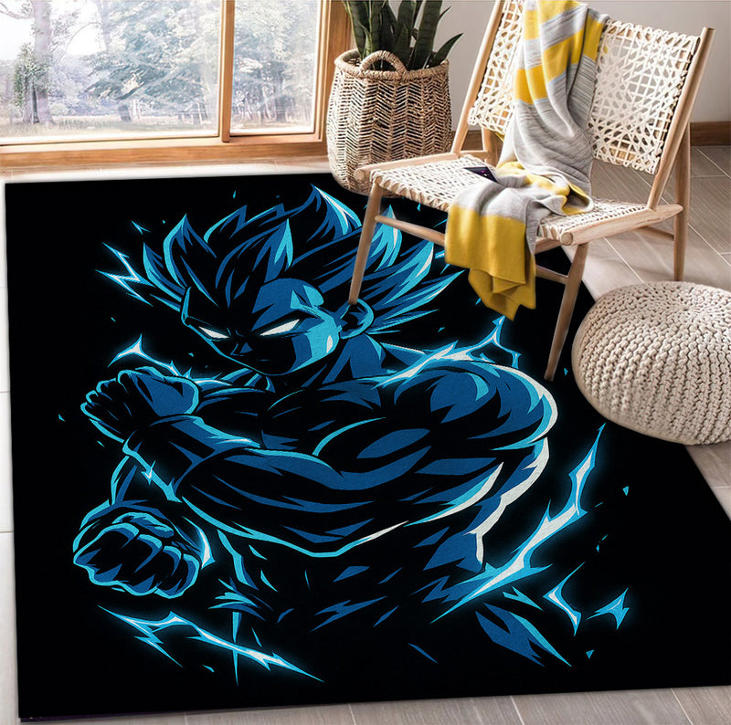 Vegeta Goku Dragon Ball Light Carpet Rug Home Room Decor
