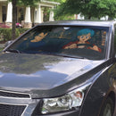 Vegeta x Bulma Dragon Ball Car Auto Sunshades