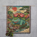 Venusaur Pokemon Japan Style Woven Throw Blanket