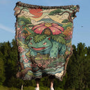 Venusaur Pokemon Japan Style Woven Throw Blanket