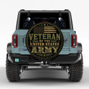United States Army Veteran Car Spare Tire Cover