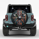 Viking Shield With Axes Circle Jeep Car Spare Tire Cover