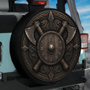 Viking Warrior Shield Car Spare Tire Cover