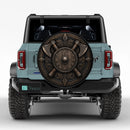 Viking Warrior Shield Car Spare Tire Cover