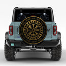 Viking Thor Odin Rune Compass Car Spare Tire Cover