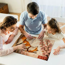 Vintage Fox & Cherry Blossom Jigsaw Puzzle