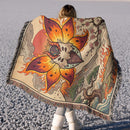 Volcarona Pokemon Japan Style Woven Throw Blanket