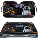 Wall-E And Eve Custom Car Windshield Sunshades