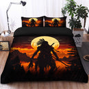 Native Spirit Sunset Warrior Silhouette Bedding Set