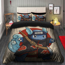 Wartortle Pokeon X Akatsuki Naruto Bedding Set