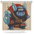 Wartortle X Akatsuki Shower Curtain