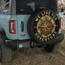 We Live For Adventure Car Spare Tire Cover