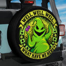 Oogie Boogie Well Halloween Car Spare Tire Cover With Camera Hole