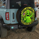 Oogie Boogie Well Halloween Car Spare Tire Cover With Camera Hole
