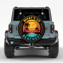 What's Up Beaches Car Spare Tire Cover
