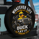 Funny Duck Jeep Whatever Car Spare Tire Cover