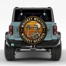 Whiskey Weather Skull Car Spare Tire Cover