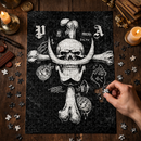 Whitebeard One Piece Jolly Roger Rectangle Jigsaw Puzzle