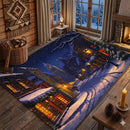 Winter Night Rectangular Area Rug