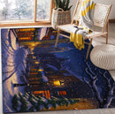 Winter Night Rectangular Area Rug