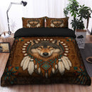 Native Wolf Aztec US Bedding Set