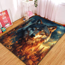 Wolf Embers Of The Wild Rectangular Area Rug