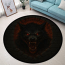 Werewolf Break Wall Round Rug
