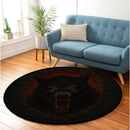 Werewolf Break Wall Round Rug