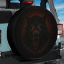 Werewolf Break Wall Jeep Car Spare Tire Cover