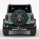 Wolf Viking Symbol Car Spare Tire Cover