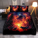 Wolf Pack Create A Mystical Scene Quilt Bed Sets